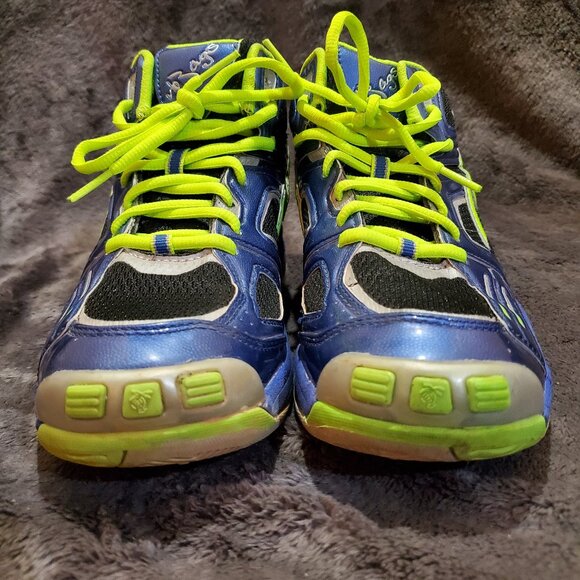 JB Rags Men/Women Shoes Blue/Green size 10 Womens 8.5 Men - Picture 2 of 12